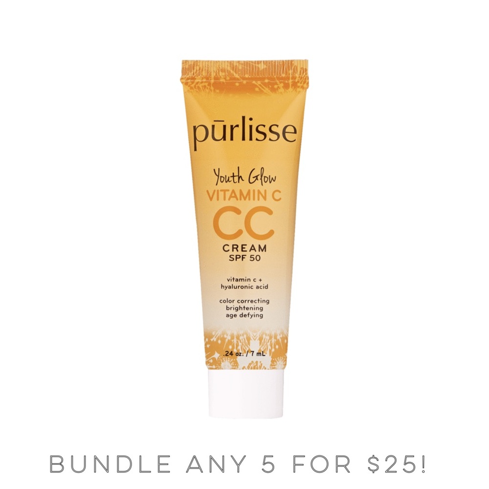 5/$25 Purlisse Youth Glow CC Cream Light Medium